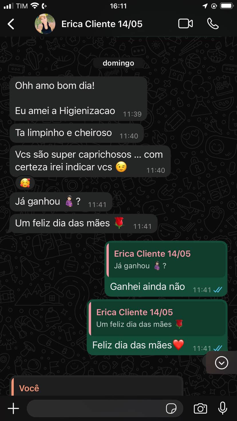 Depoimento de Cliente